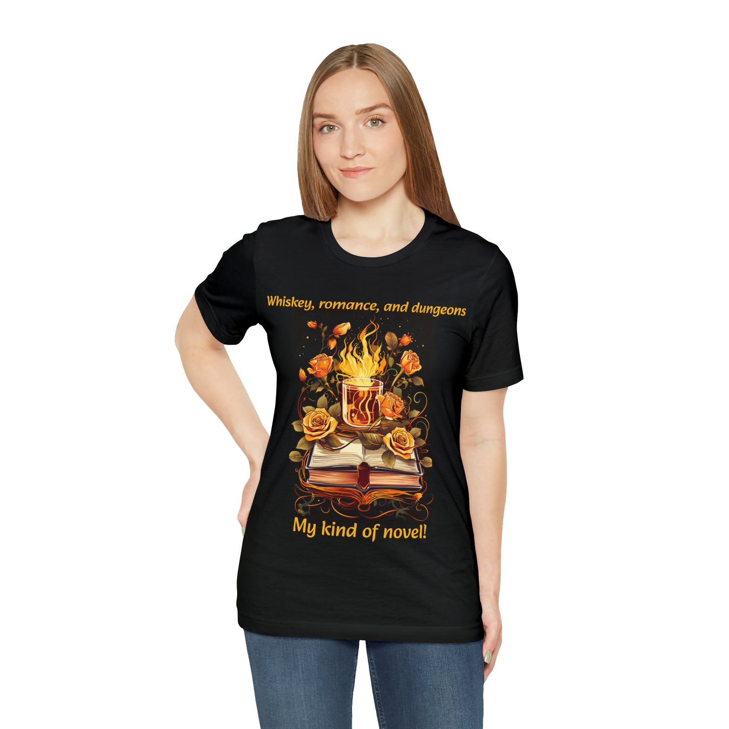 Whiskey, romance, and dungeons T-Shirt
