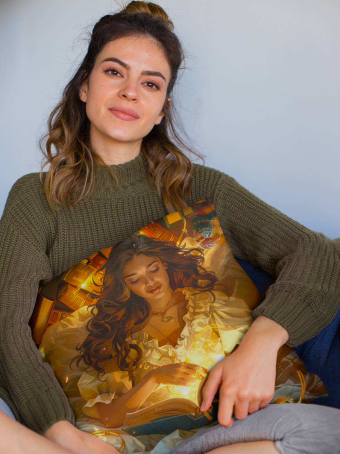 The Bookish Babe Pillow